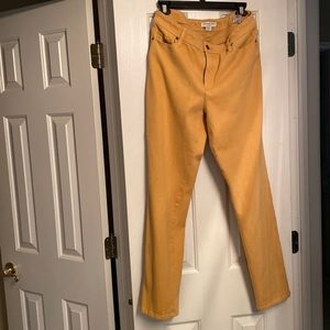 Coldwater Creek super soft Yellow/Gold Jeans